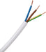 Kopp Schlauchleitung H03 VV-F, 3 x 0.75 mm², 25 m, Kabel weiß