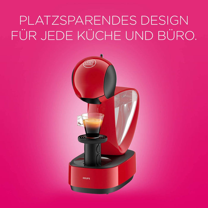 Krups Nescafé Dolce Gusto Infinissima Kapsel Kaffeemaschine (für heiße und kalte Getränke, 15 bar Pumpendruck, manuelle Wasserdosierung