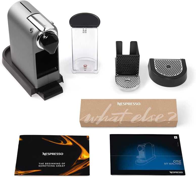 Krups Nespresso XN741B Kaffeemaschine | Freistehende Espressomaschine | Automatische Abschaltung | 1 Liter Wassertank| 1260 Watt | Farbe Silber