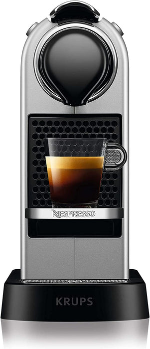 Krups Nespresso XN741B Kaffeemaschine | Freistehende Espressomaschine | Automatische Abschaltung | 1 Liter Wassertank| 1260 Watt | Farbe Silber