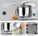 Küchenmaschine Knetmaschine, Teigmaschine 6 Geschwindigkeit 8L 1500W Knetmaschine mit Knethaken, Schneebesen, Rührbesen, Rührschüssel