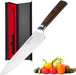 Küchenmesser Kochmesser Gemüsemesser 8 Zoll, Ultra Sharp Professionelle Küchenmesser High Carbon Edelstahl Messer mit ergonomischem Griff 