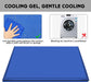 Kühlmatte Hunde Katzen 90 x 50cm,Kuhlmatte für Hund & Katze mit Ungiftiges Gel,Haustier Eismatte Selbstkühlende Matte Hunde Kühl Hundedecke