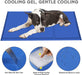 Kühlmatte Hunde Katzen 90 x 50cm,Kuhlmatte für Hund & Katze mit Ungiftiges Gel,Haustier Eismatte Selbstkühlende Matte Hunde Kühl Hundedecke