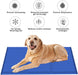 Kühlmatte Hunde Katzen 90 x 50cm,Kuhlmatte für Hund & Katze mit Ungiftiges Gel,Haustier Eismatte Selbstkühlende Matte Hunde Kühl Hundedecke