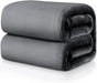 Kuscheldecke Sofa Decken Dunkelgrau, Groß Decke Falten Beständig Fleecedecke für Couch Home, Weich und Warme Wohndecke Flauschig 150 x 200 cm 