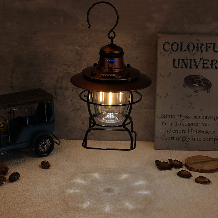 LED Campinglampe, Wiederaufladbare Camping Laterne Dimmbar, Outdoor Lampe batteriebetrieben für Draußen Garten, Batteriebetrieben Notfallleuchte