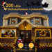 LED Lichterkette Außen, 20m 200LED Lichterkette Weihnachtsbaum mit Fernbedienung & Timer, 8 Modi IP44 Wasserdicht Warmweiß Lichterkette