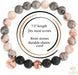 Lavastein-Perlenarmband mit ätherischem Öl - Yoga-Perlen-Armband mit Diffusor für ätherische Öle, ideal gegen Angst, Stress, hilft beim Entspannen