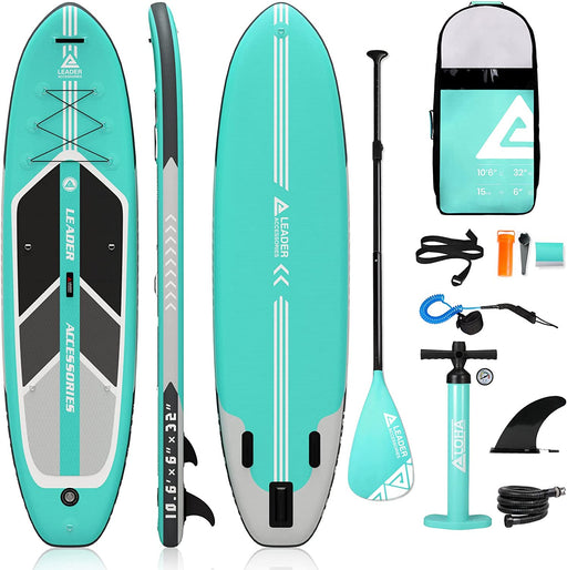 Stand Up Paddle Board - Leader Accessories All-Round SUP Board aufblasbar SUP Brett 