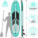 Stand Up Paddle Board - Leader Accessories All-Round SUP Board aufblasbar SUP Brett 