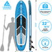 Leader Accessories All-Round SUP Board aufblasbar SUP Brett Stand Up Paddle Board 