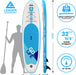 Stand Up Paddle Board - Leader Accessories All-Round SUP Board aufblasbar SUP Brett 