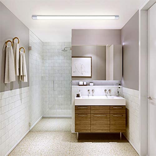 Led Feuchtraumleuchte 60CM 18W Led Röhre Reihenschaltung Werkstattlampe IP66 Wasserfest Leuchte für Garage Keller Werkstatt Feuchtraum