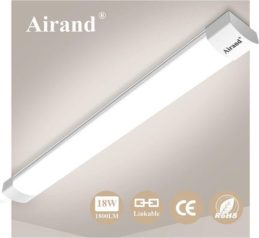 Led Feuchtraumleuchte 60CM 18W Led Röhre Reihenschaltung Werkstattlampe IP66 Wasserfest Leuchte für Garage Keller Werkstatt Feuchtraum