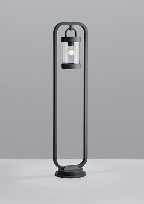 Leuchten Außen Wegeleuchte Sambesi, Alumniumguss Anthrazit, Acryl klar, exkl. 1 x E27