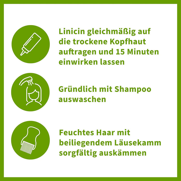 Läusemittel mit Läusekamm (100 ml) - Läusemittel zur Behandlung von Kopfläusen, inkl. Läusekamm | Schonend für die Kopfhaut