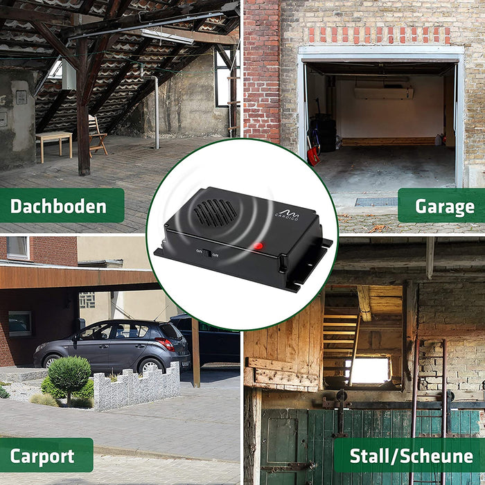 Marderschreck Marder-Frei Mobil | 25 Jahre Erfahrung mit Marderabwehr | Marderschreck Auto Batteriebetrieben | Marderschutz für KFZ, Motorraum