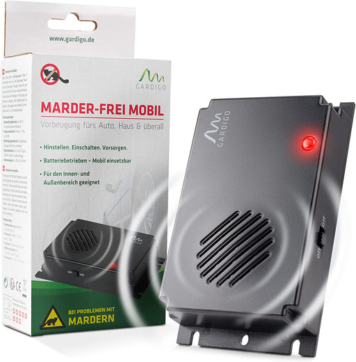 Marderschreck Marder-Frei Mobil | 25 Jahre Erfahrung mit Marderabwehr | Marderschreck Auto Batteriebetrieben | Marderschutz für KFZ, Motorraum