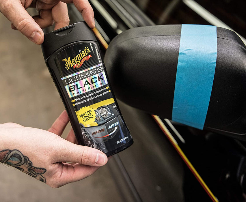 Meguiar's Ultimate Black Plastic Restorer Plastikpflege, 355ml