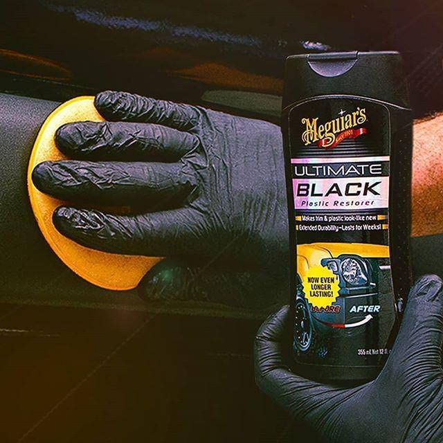 Meguiar's Ultimate Black Plastic Restorer Plastikpflege, 355ml
