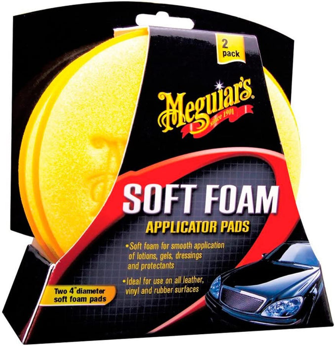 Meguiar's Soft Foam Applicator Pads Auftragschwamm, 2er-Pack