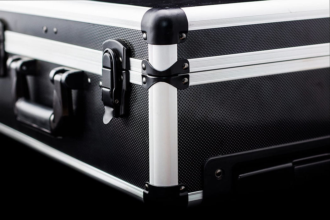 Werkzeugtrolley 156-teilig - Werkzeug-Set - Mit Rollen - Teleskophandgriff Profi Werkzeugkoffer befüllt  Werkzeugkiste fahrbar auf Rollen