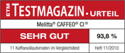 Melitta Caffeo Kaffeevollautomat | mit Milchbehälter | Zweikammern-Bohnenbehälter | One Touch Funktion | 15 Bar | Automatische Reinigungsprogramme