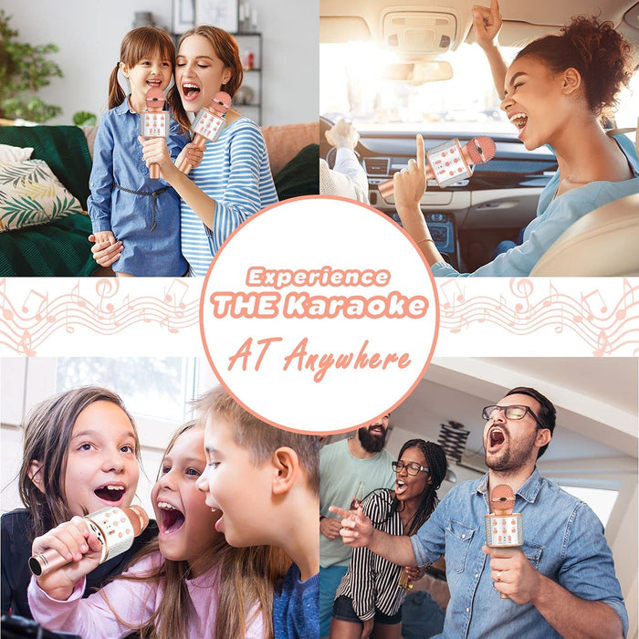 Mikrofon Kinder, Weihnachten Geschenke für Kinder Spielzeug Junge 4-12 Jahre Kinder Spielzeug ab 5-11 Jahren, Tragbares Karaoke Mikrofon 