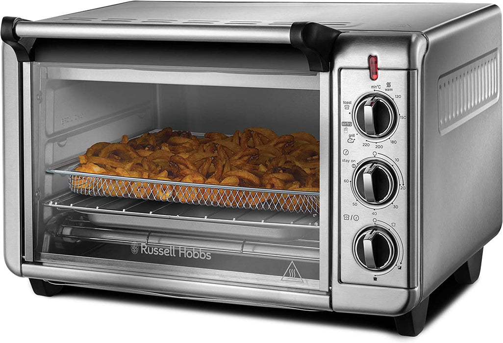 Mini Backofen Express Airfry 5-in-1 Heißluftfritteuse, Backofen, Grill, Toaster, Warmhaltefunktion (22,8l, Timer, Pizza bis 30cm Ø)