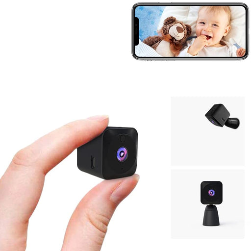 Mini Kamera 4K HD Mini Überwachungskamera Live Übertragung Handy APP Für Innen WLAN Videoüberwachung Mit Akku Kleine WiFi Babyphone