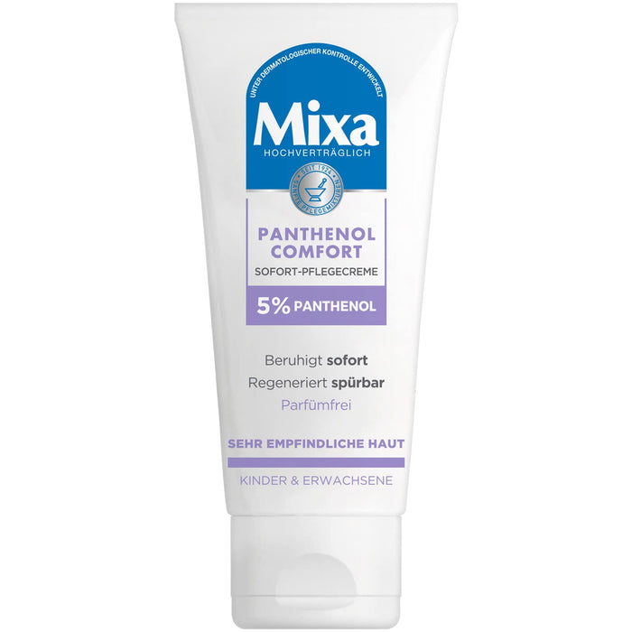 Sofort Pflegecreme für empfindliche und irritierte Haut, Wundheilcreme gegen Rötungen und extreme Trockenheit, Mit Panthenol, Panthenol Comfort, 50 ml