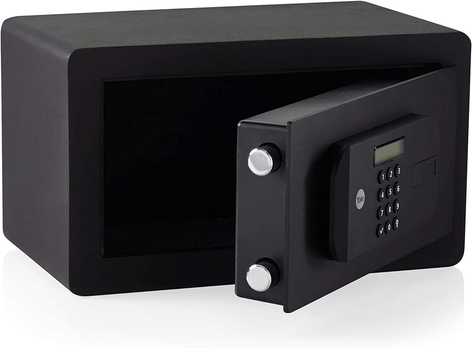 Motorisierter Hochsicherheits-Kompakttresor - Digitaler Pin-Code-Zugriff, lasergeschnittene Tür & Lockdown-Funktion + Override-Schlüssel