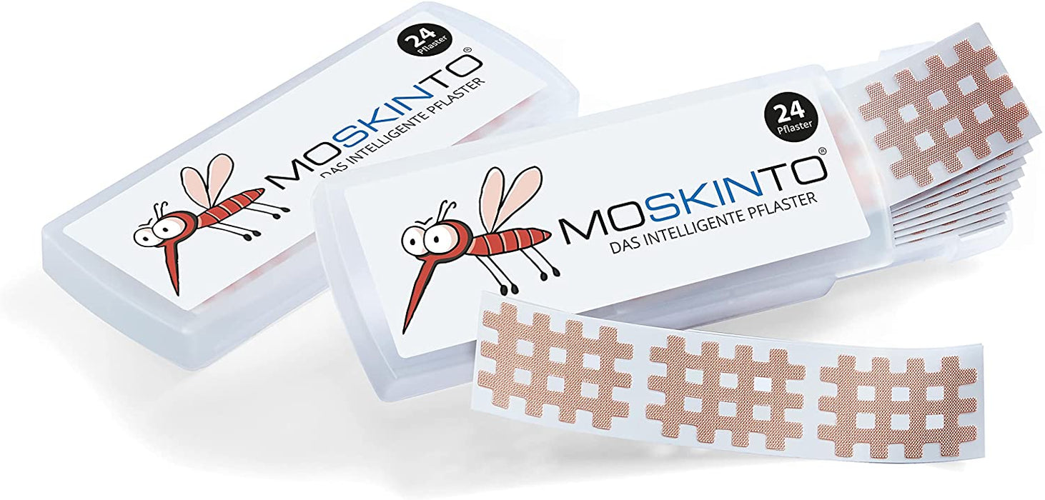 Mückenpflaster, Juckreiz, Stechmücken, Bremsen, Bienen, Schnacken, Mückenstiche, Bite, Stichheiler beige, (24 er Pack)