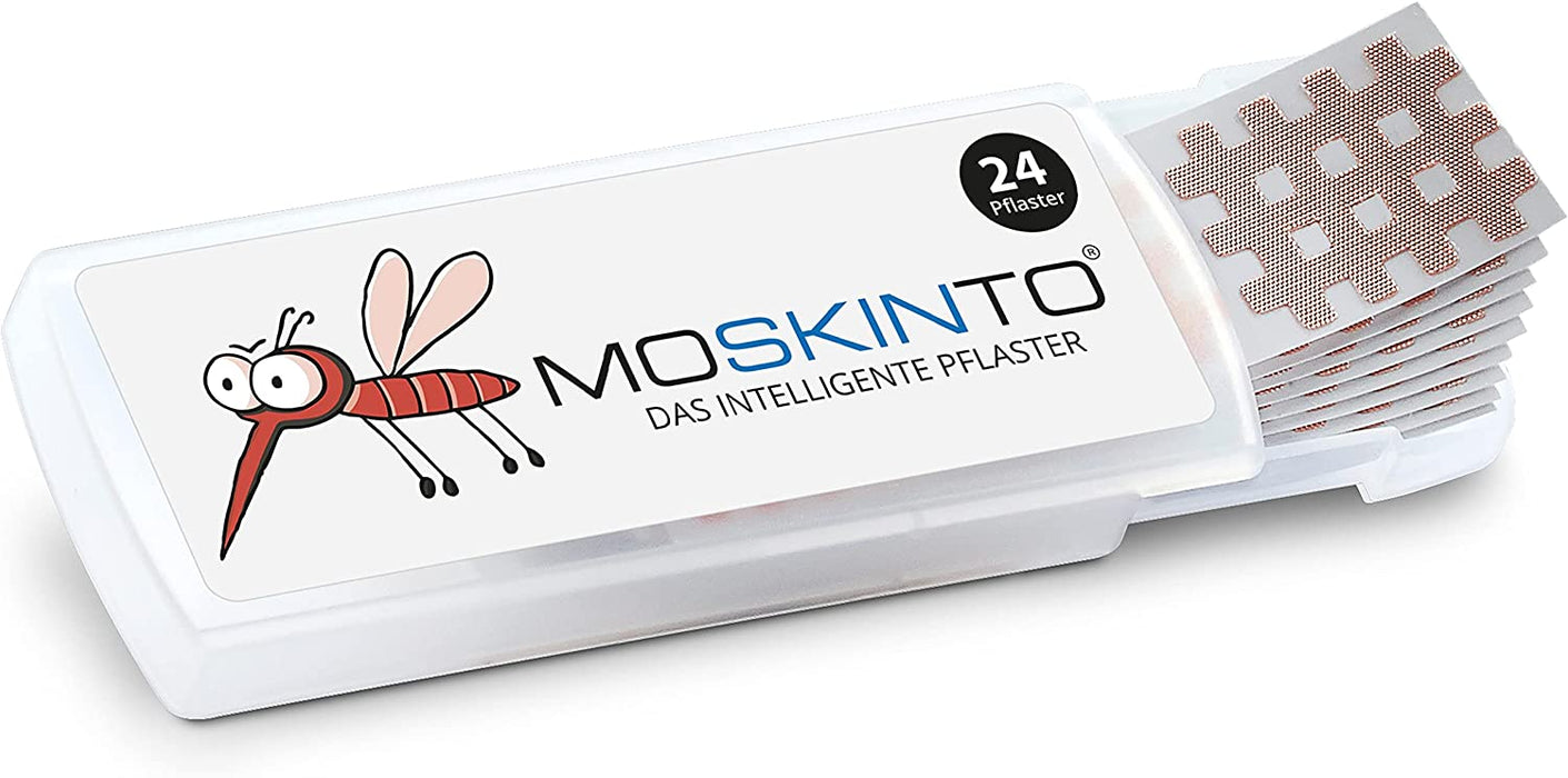 Mückenpflaster, Juckreiz, Stechmücken, Bremsen, Bienen, Schnacken, Mückenstiche, Bite, Stichheiler beige, (24 er Pack)