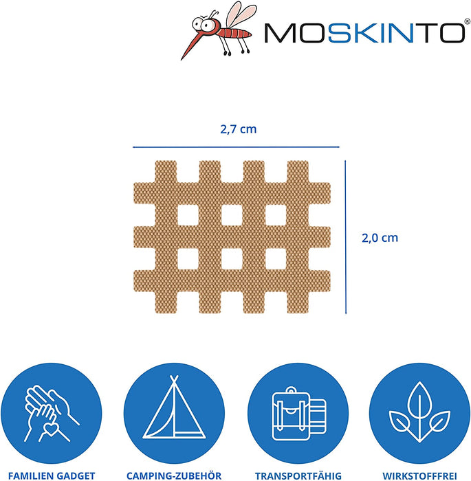 Mückenpflaster, Juckreiz, Stechmücken, Bremsen, Bienen, Schnacken, Mückenstiche, Bite, Stichheiler beige, (24 er Pack)