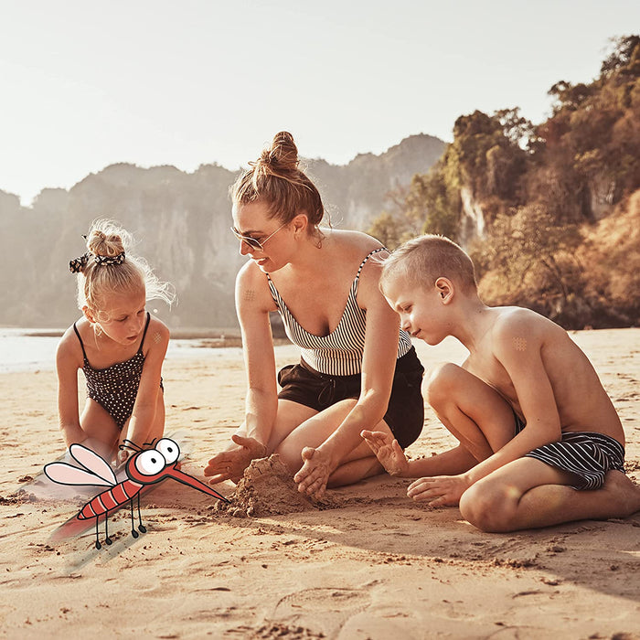 Mückenpflaster, Juckreiz, Stechmücken, Bremsen, Bienen, Schnacken, Mückenstiche, Bite, Stichheiler beige, (24 er Pack)