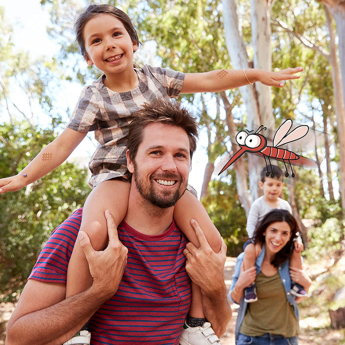 Mückenpflaster, Juckreiz, Stechmücken, Bremsen, Bienen, Schnacken, Mückenstiche, Bite, Stichheiler beige, (24 er Pack)