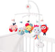 Musik-Mobile COLOR Friends – Mobile mit sanfter Melodie "Träumerei" und süßen Figuren – Mit Bett-Befestigung – Für Babys von 0-5 Monaten 