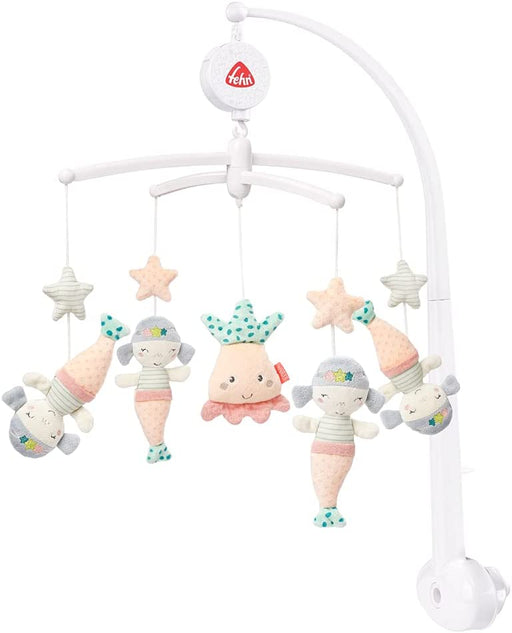 Musik-Mobile Meerjungfrau – Mobile mit sanfter Melodie "Schwanensee" und süßen Figuren – Für Babys von 0-5 Monaten – Größe: Ø 40 cm