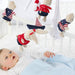 Musik – Mobile Ocean Club – Spieluhr – Mobile mit Teddys – Melodie "Der Mond ist aufgegangen" – Zum Befestigen am Bett für Babys von 0 – 5 Monaten – Höhe: 65 cm, ø 40 cm