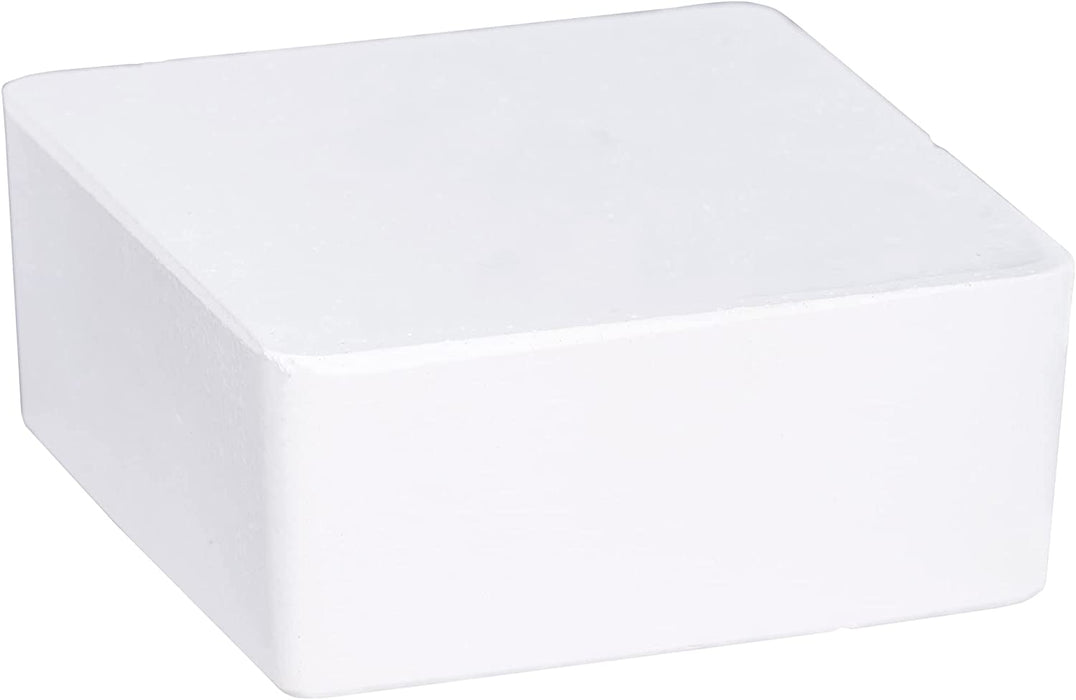 Nachfüller Raumentfeuchter Cube mit Orangenduft, Nachfüllpack für Luftentfeuchter, reduziert Schimmel & Gerüche, 1 kg Granulatblock, sofortige Wirkung bis zu 3 Monate, 12 x 5 x 12 cm, Weiß