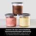 Ninja Creami Eismaschine Eiscreme, Gelato, Milchshake, Sorbet, Smoothie-Bowls, 7 Programme, Schwarz Silber