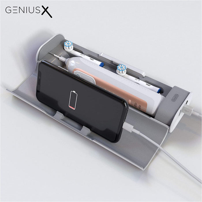 Oral-B Genius X Elektrische Zahnbürste/Electric Toothbrush, 6 Putzmodi für Zahnpflege, künstliche Intelligenz und Bluetooth-App, Lade-Reiseetui
