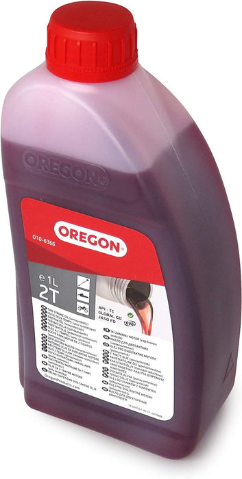 Oregon Halbynthetisches 2-Takt-Motorenöl, 2T (1-Liter-Flasche)