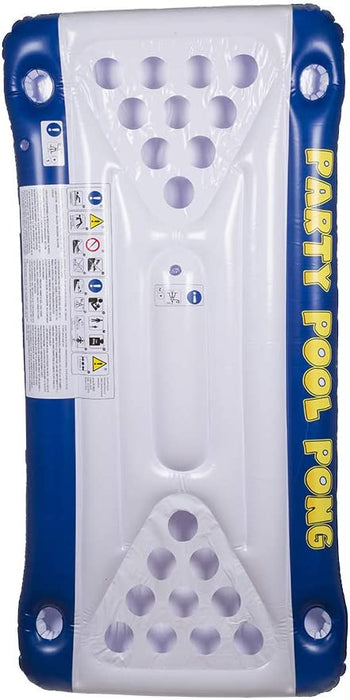 Out of the Blue - Luftmatratze, Pool Pong Game, ca. 152 x 76 x 15 cm, inklusive 20 Kunststoffbechern und 2 Ping - Pong Bällen, im Geschenkkarton - Bier Pong