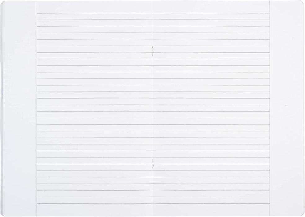 Oxford Schulheft A4, liniert, mit weißem Rand, 32 Blatt, blau, 10 Stück