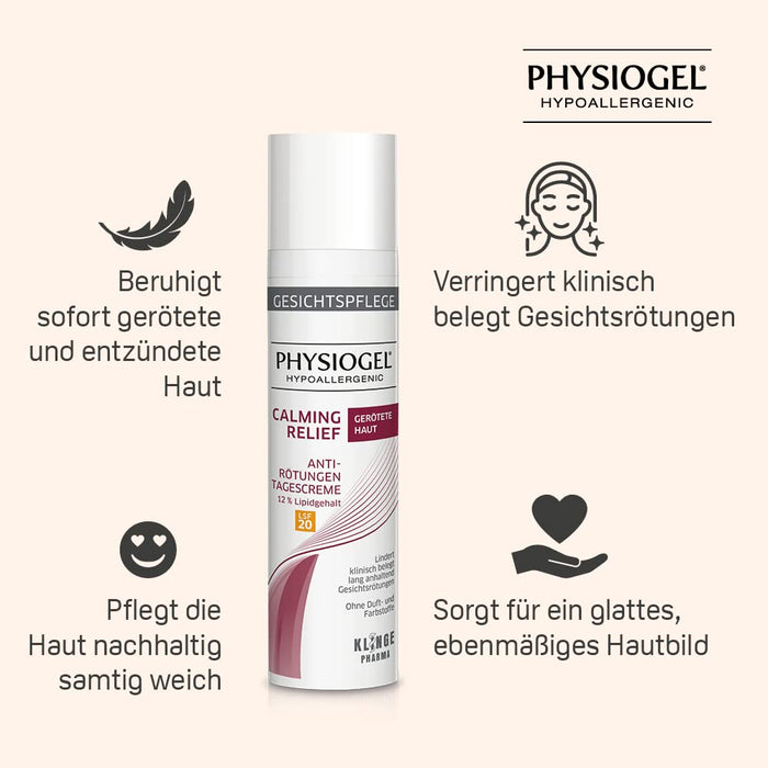 Calming Relief Anti-Rötungen Tagescreme LSF 20 – Für empfindliche, gerötete Haut – 1 x 40 ml