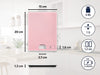 Page Compact 300 Delicate Rosé, digitale Küchenwaage, Gewicht bis zu 5 kg (1-g-genau), Haushaltswaage mit patentierter Sensor-Touch-Funktion