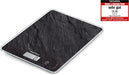 Page Compact 300 Slate, digitale Küchenwaage mit Schiefermuster, Gewicht bis zu 5 kg, Haushaltswaage mit patentierter Sensor-Touch-Funktion